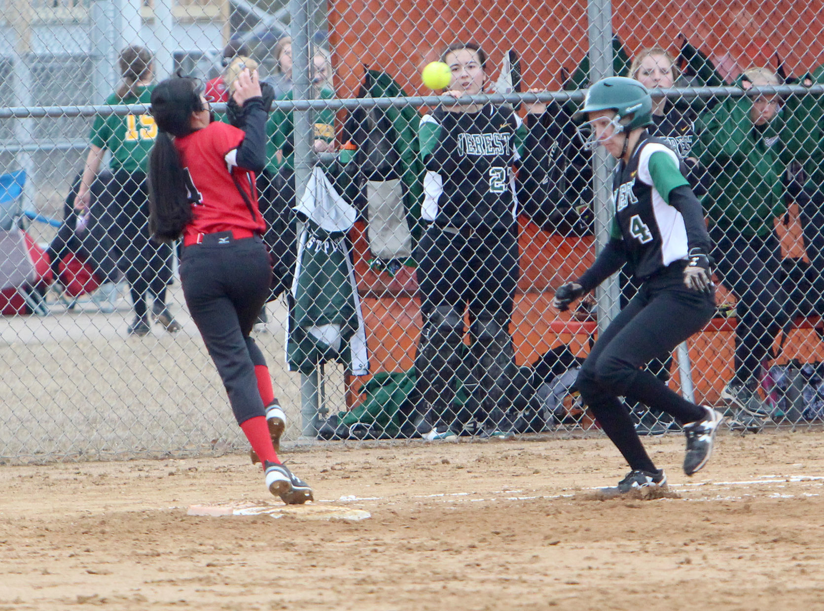 D.C. Everest at Chi-Hi softball 4-5-19